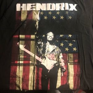 Jimi Hendrix american flag shirt